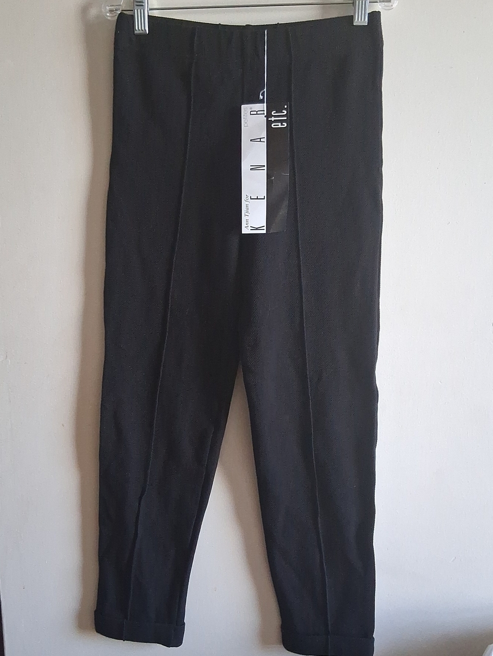 Women Kenar Black Pants with Front Crease Size SP